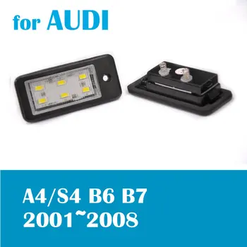 

SD MOTOR Free shipping Aluminum Heatsink LED License Plate Light for AUDI A4 S4 B6 B7 8E 8H RS4 Avant quattro A8 S8