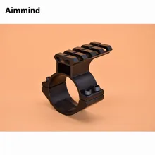 Hunting Scope Barrel Mount 1"/ 25.4mm& 30mm Ring Adapter w/ 21mm Weaver Picatinny Rail 1 Mount Scope+ 1 Hex Wrench