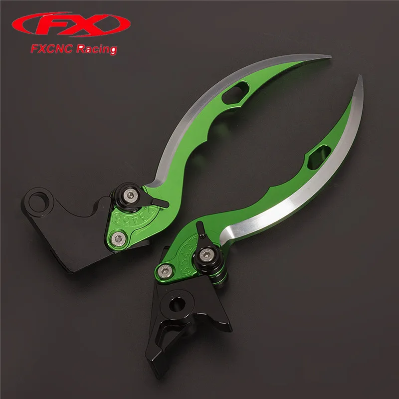 FX CNC Aluminum Adjustable Motorcycle Knife Blade Brake Clutch Levers