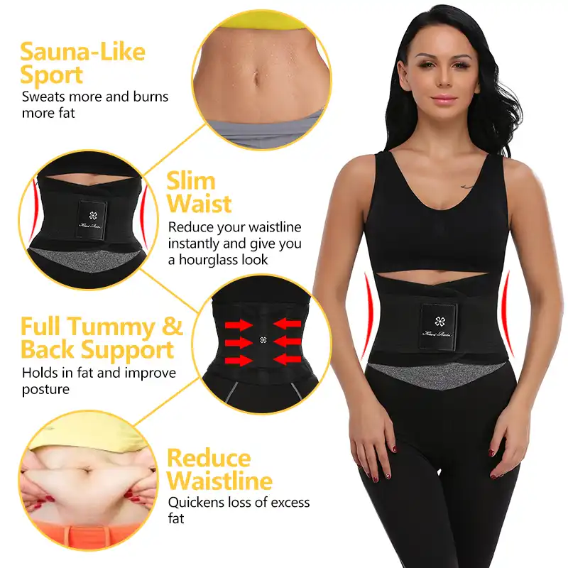 Women Fajas Colombianas Indoor Sport Exercise Gym Belt Yoga Sauna Sweat Shapers