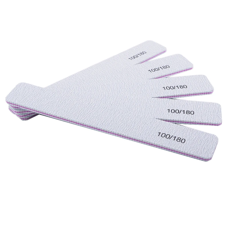 Lixa de Unhas Dicas da Arte do Unha Removedor de Manicure Cinza Lixar - 180 Quadrado Polimento Moagem Lixa Buffers Cutícula 25 Pcs 100 5 25 pcs Cinza Lixar Lixa de Unhas