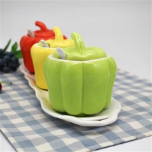 Керамическая бутылка приправы емкость для приправ солевые банки перец емкость для приправ коробка кухонные принадлежности для хранения