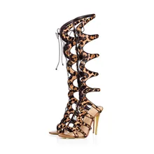 New Black Rome Gladiator Lace Up Over The Knee High Thigh shoes Summer Sandals Boots Open Toe Narrow Band High Heel TL-A0037 New Black Rome Gladiator Lace Up Over The Knee High Thigh shoes Summer Sandals Boots Open Toe Narrow Band High Heel TL-A0037