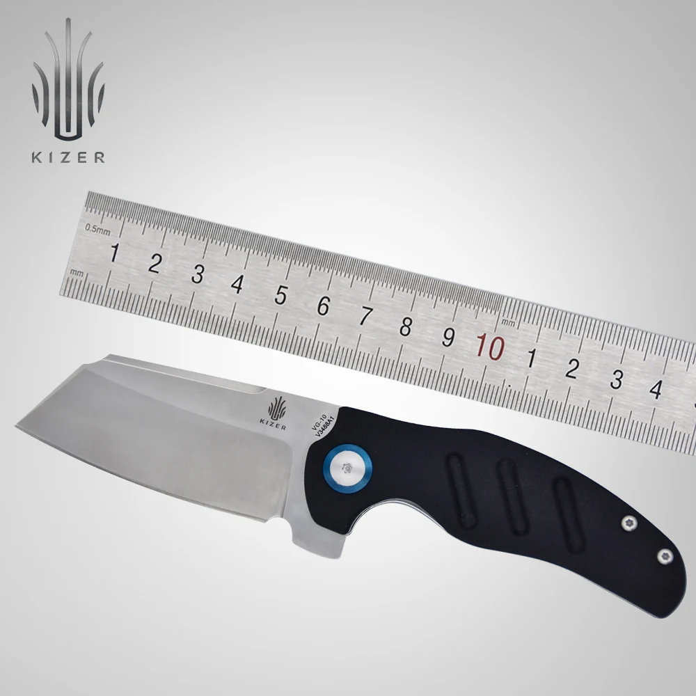 

Kizer mini sheepdog V3488 folding pocket knife mini edc survival ourdoor used bushcraft tactical hunting tool