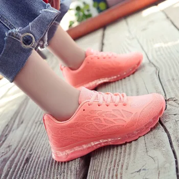

BZBFSKY Sneakers Women Shoes Lace-Up Beginner Rubber Fashion Mesh Round Cross Straps Flat Sneakers Running Shoes Casual Shoes