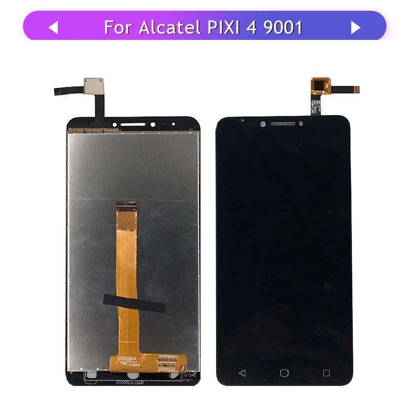 ЖК-дисплей для Alcatel Pixi 4 (6) 4G 9001 9001A 9001X сенсорный экран в сборе стеклянная панель