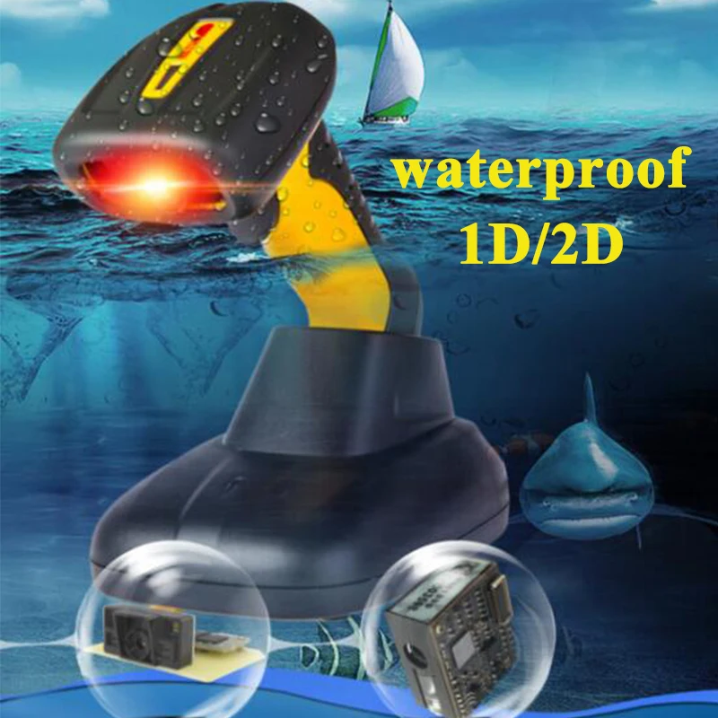 جديدة للماء 1D ، 2D السلكية USB محمول ماسح الباركود QR رمز قارئ شفرة التّعرّف للجوال الدفع شاشة الكمبيوتر الماسح الضوئي جديدة للماء 1D ، 2D السلكية USB محمول ماسح الباركود QR رمز قارئ شفرة التّعرّف للجوال الدفع شاشة الكمبيوتر الماسح الضوئي