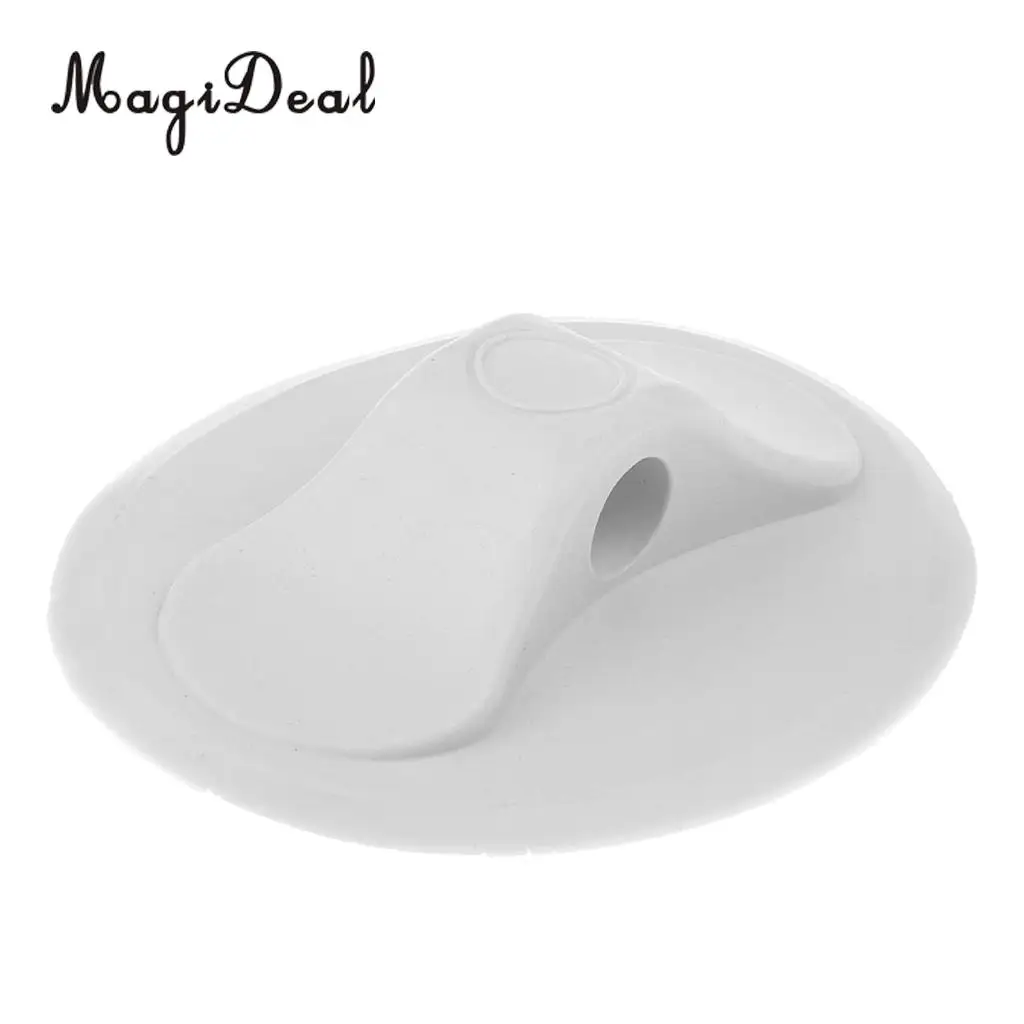 MagiDeal Professional 2Pcs PVC Oval Rope Buckle Tools for Inflatable Boat Kayak Canoe Dinghy Raft Water Sport Supplies White