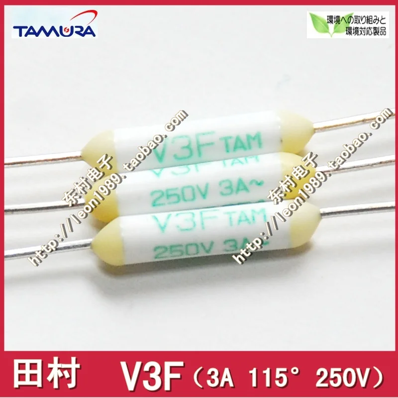 

[SA] Японский температурный предохранитель Tamura V3F 115 градусов 3A 250 В TAM предохранитель 115-500 шт./лот