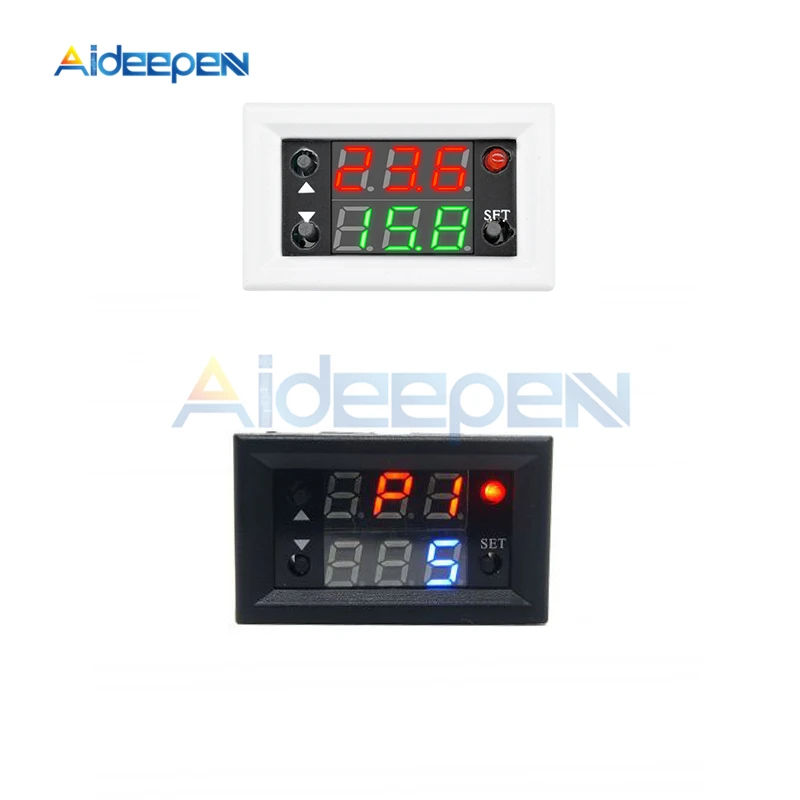 

Dual Display LED Digital Time Relay Module DC 12V Time Delay Relay Mini Timer Relay Timing Delay Cycle Time Control Switch Home