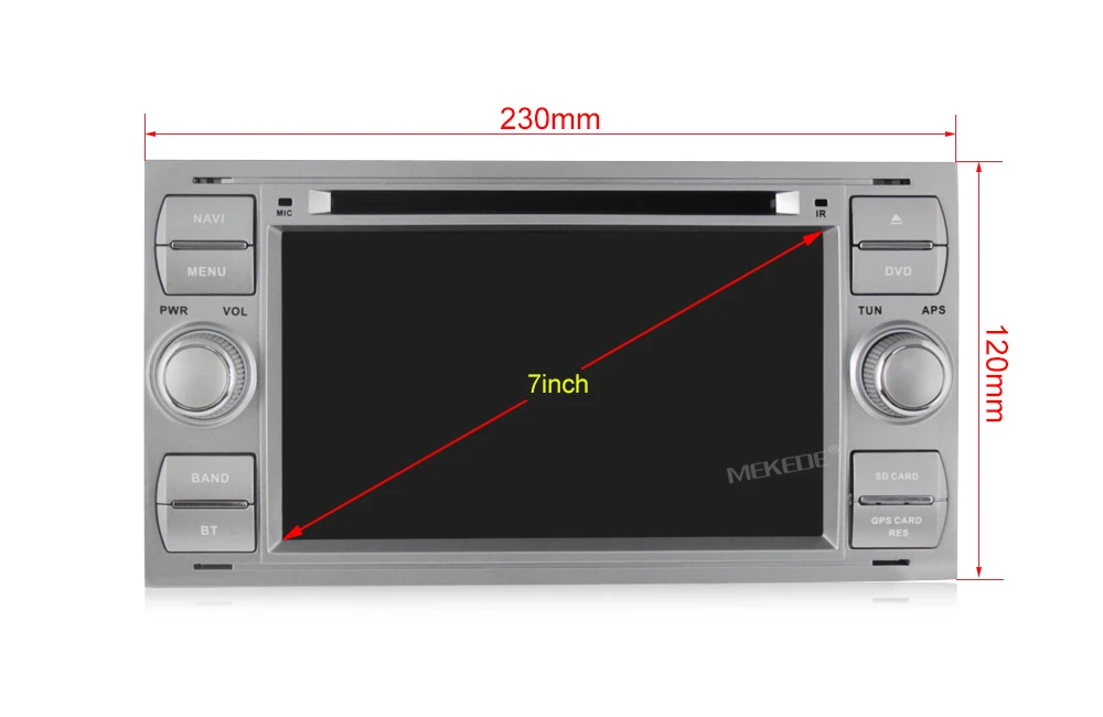 Cheap MEKEDE Pure Android 8.1 Car DVD GPS Navi Player Stereo Radio Audio For Ford Focus 2 Mondeo S C Max Fiesta Galaxy Connect With 20