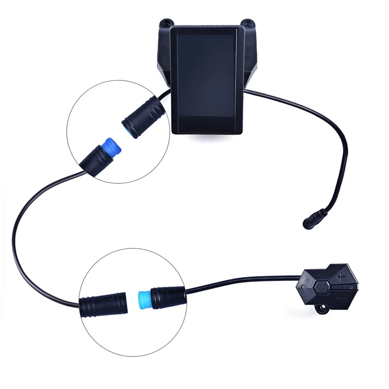 Top Electric Bike 850C Display Switch Extension Cable for 8fun / Bafang BBS01 BBS02 BBSHD Mid Drive eBike Motor Connection Cable 2