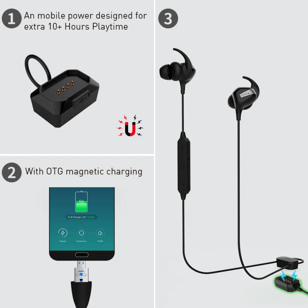 COWIN HE8M активные наушники с шумоподавлением Bluetooth Спортивные Беспроводные