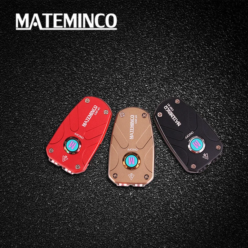 Mateminco CSF01 мини Keychian Usb Перезаряжаемый 395nm УФ светодиодный фонарик для аварийной