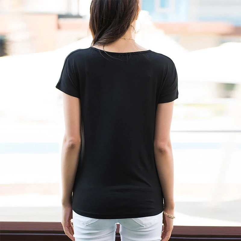 Новая летняя повседневная черная футболка женская кружевная Лоскутная футболка с v-образным вырезом с коротким рукавом Однотонная футболка Тонкий Топ женский