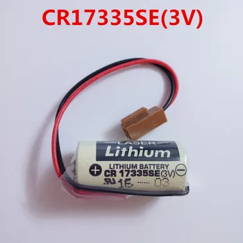 

10pcs Original New For SANYO CR17335SE(3V) CR17335SE CR17335 CR2/3A 3V PLC Lithium Battery with plugs / connectors Free Shipping