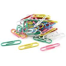 60 Ассорти Цвета Бумага канцелярские зажимы для Офис школы