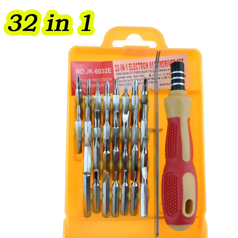 

32 in1 Screwdriver 32-in-1 Multifunctional Screwdriver Kit Professional Interchangeable Precise Manual Tool Set