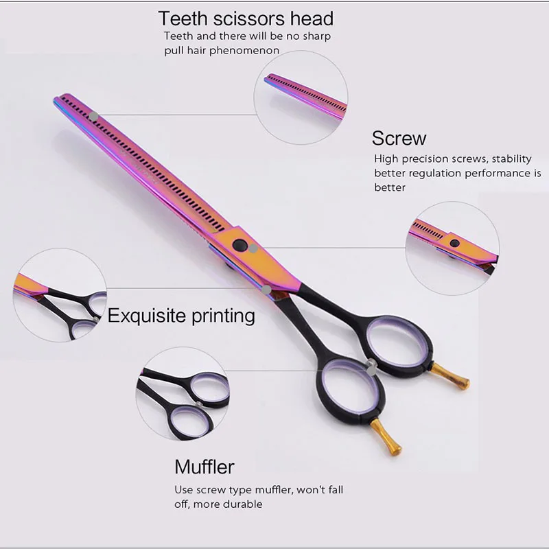 Профессиональные ножницы для ухода за домашними животными 7 5 дюйма|scissors barber|sheared