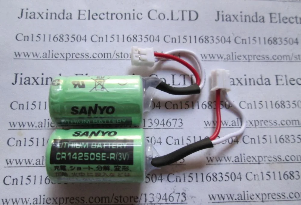 HOT NEW SANYO CR14250SE R CR14250SE CR14250 14250 3V lithium battery ...