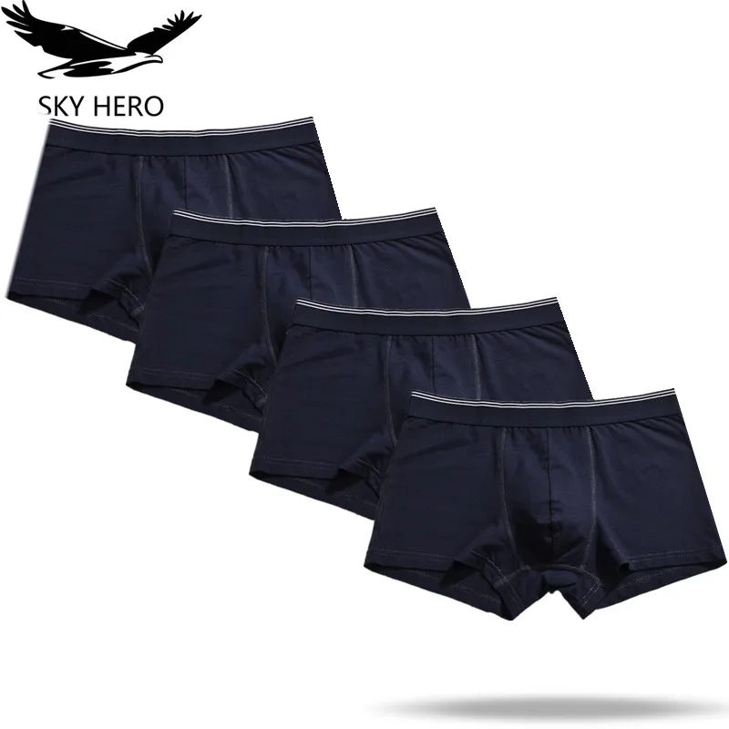 4 шт./лот нижнее белье хлопковые мужские боксеры Calzoncillos Hombre Boxershorts шорты дышащие