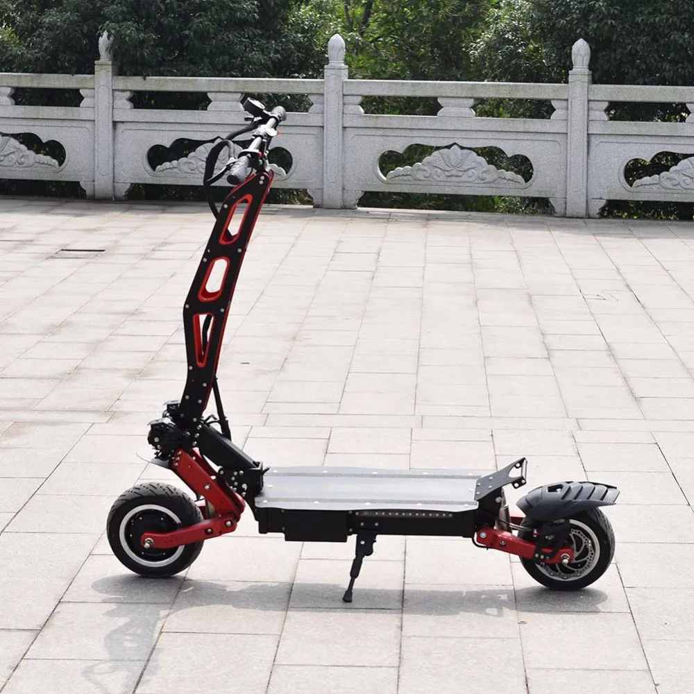 Top 3200W 60V Electric Scooter 11inch 2 motor Wheel LG Lithium Battery Adult Fat Tire Folding Skateboard Patinete Eletrico e scooter 1