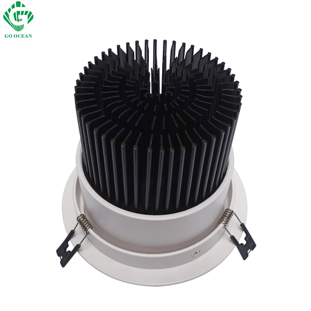 Светодиодные светильники Downlight 7W 10W 12W 15W 20W 30W 40W 50W Round Встраиваемые потолочные с