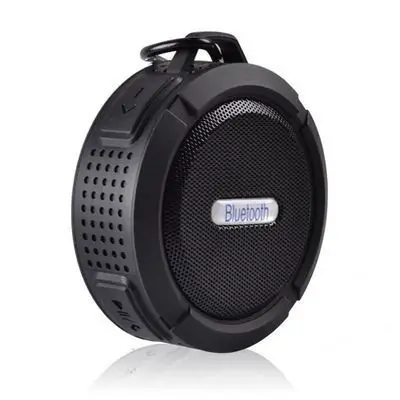 Портативный водонепроницаемый мини сабвуфер MP3 музыкальная шкатулка громче динамик открытый Bluetooth динамик раскладной стул с металлической рамой микрофон для телефона ноутбука - Цвет: black color