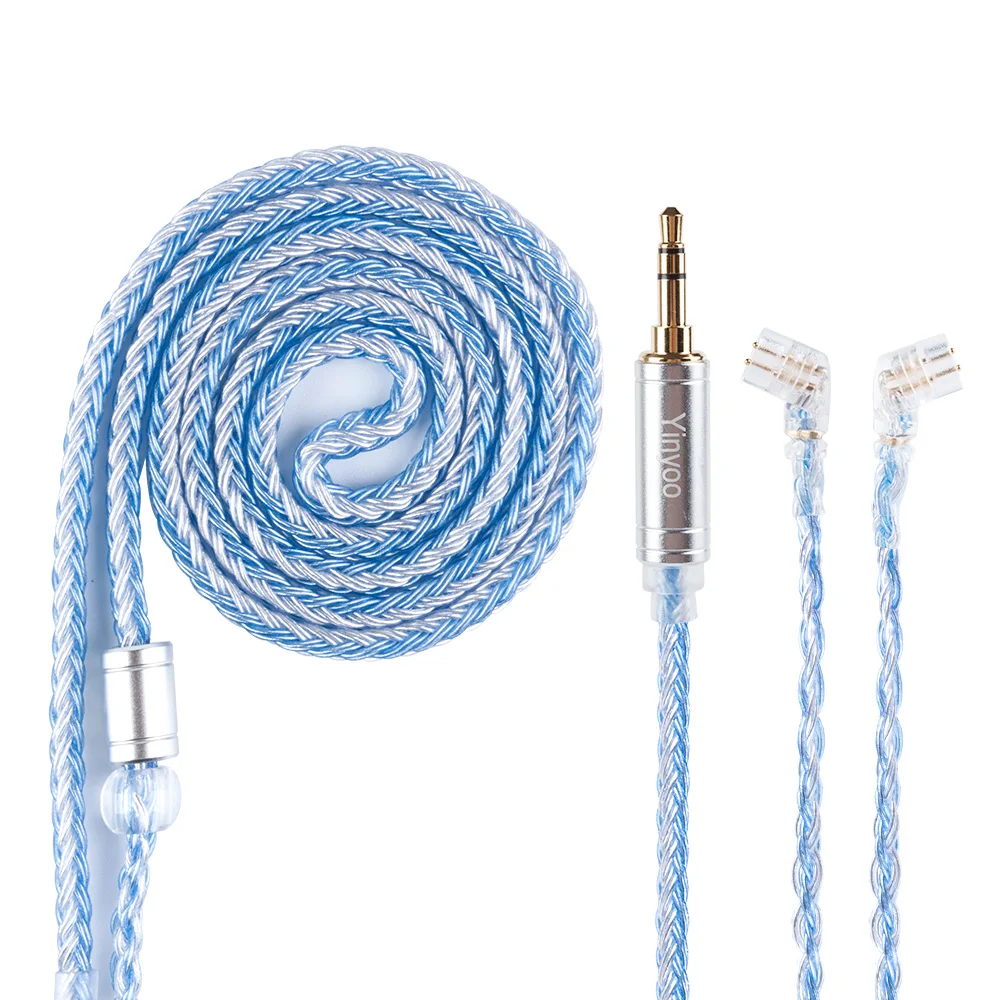Prezzo Yinyoo 16 Core Ad Alta Purezza Argento Placcato Cavo di 2.5 3.5 4.4MM Con MMCX 2PIN QDC per ZS10 Pro ZSN PRO ZSX C12 BLON BL 03 V90 BA5