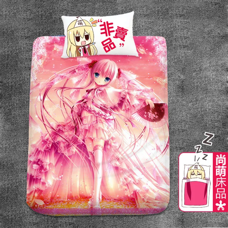 

Anime Cartoon tinkle Natural Wool Cloth With Soft Nap flat sheet bed sheet top sheet 150*200cm No.38hhhh