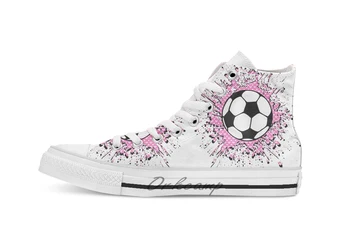 

futbol soccer splatz Design breathable Casual High Top lace-up Canvas shoes sneakers For Drop shipping