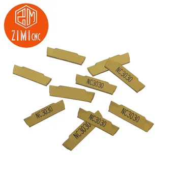 

10pcs MGMN150-G NC3030 Cutting Grooving Blade End Groove Knife Processing Steel Parts Double-headed Indexable Grooving Blade