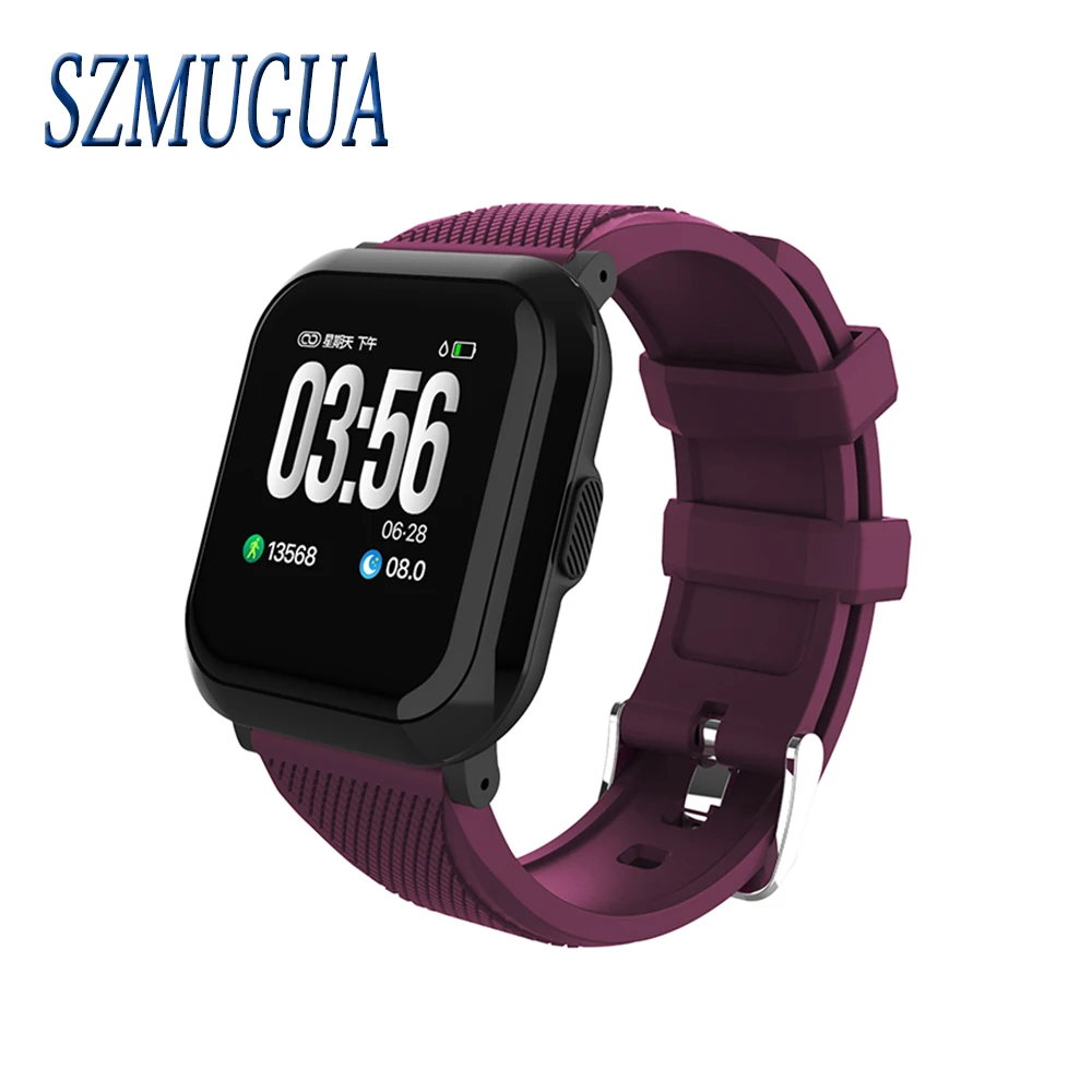 SZMUGUA Bluetooth Smart Bracelet For Men IP68 Waterproof Heart Rate Monitor Sports Activity Fitness Tracker watch | Электроника
