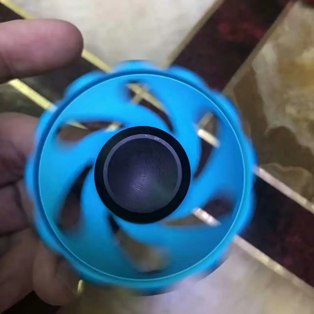 Спиннер Непоседа игрушка EDC ручной Спиннер металлические Reliever СДВГ палец Spinner палец игрушечные лошадки для детей подарок ребенка - Цвет: Dark Blue