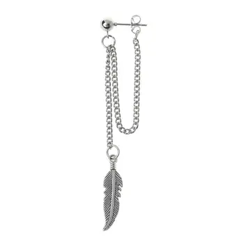 Alternative view of Bangtan Boys Cross Leaf Pendant Earring