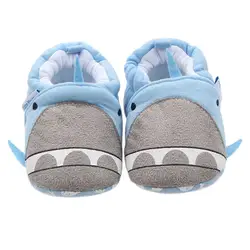 Infantil/зимняя теплая милая детская обувь с бантиком-бабочкой, нескользящая обувь с мягкой подошвой и бантом для малышей, обувь с рисунком из