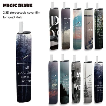 

Magic Shark Landscape Tree 2.5D Stereo Printing Sticker Multi Case Cover Film For IQOS 3.0 Multi For IQOS 3.0