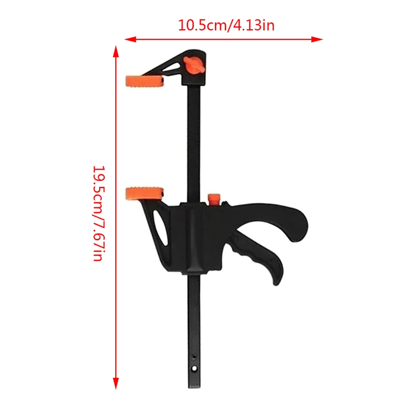

New Hot F Type Clamp Quick Ratchet Release Speed Squeeze Wood Working Bar Fixture Grip Woodworking Clip Kit