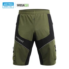WOSAWE Quick-dry MTB велосипедные шорты 4 кармана Multifunction шорты для улицы и занятий спортом для верховой езды бег мягкий off-road