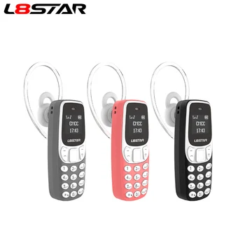 

L8star Mini phone voice changer GSM 2G/3G cellphone BM10 BM90 Wireless Bluetooth Earphone Bluetooth dial phone with Mp3 player