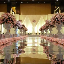 Свадебное зеркало ковер Т-сценический проходные дорожки супер яркий свадебный ковер 1 м ширина 10 м длина свадебный реквизит