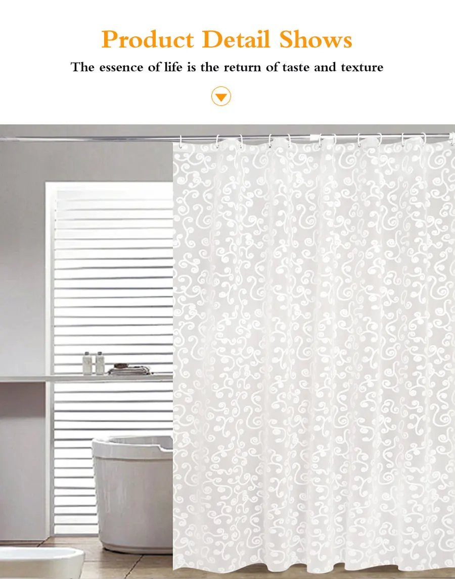 thicken shower curtain bathroom curtain 02