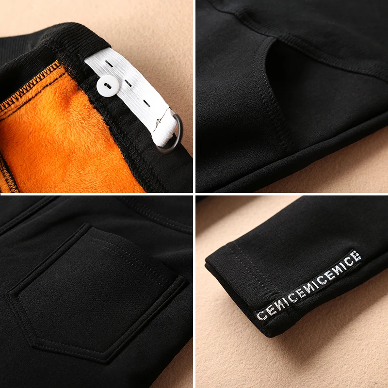 Winter Maternity Pencil Pants Pregnancy Clothes Velvet thickened trousers For Pregnant Women Elastic Waist Casual Pants Gravida