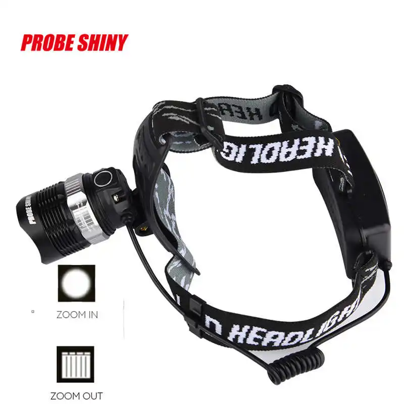 XM-L torch flashlight t6 LED powerful Headlamp led flashlight rechargeable Headlight Head Light led flashlight 18650 #4A27 (3)