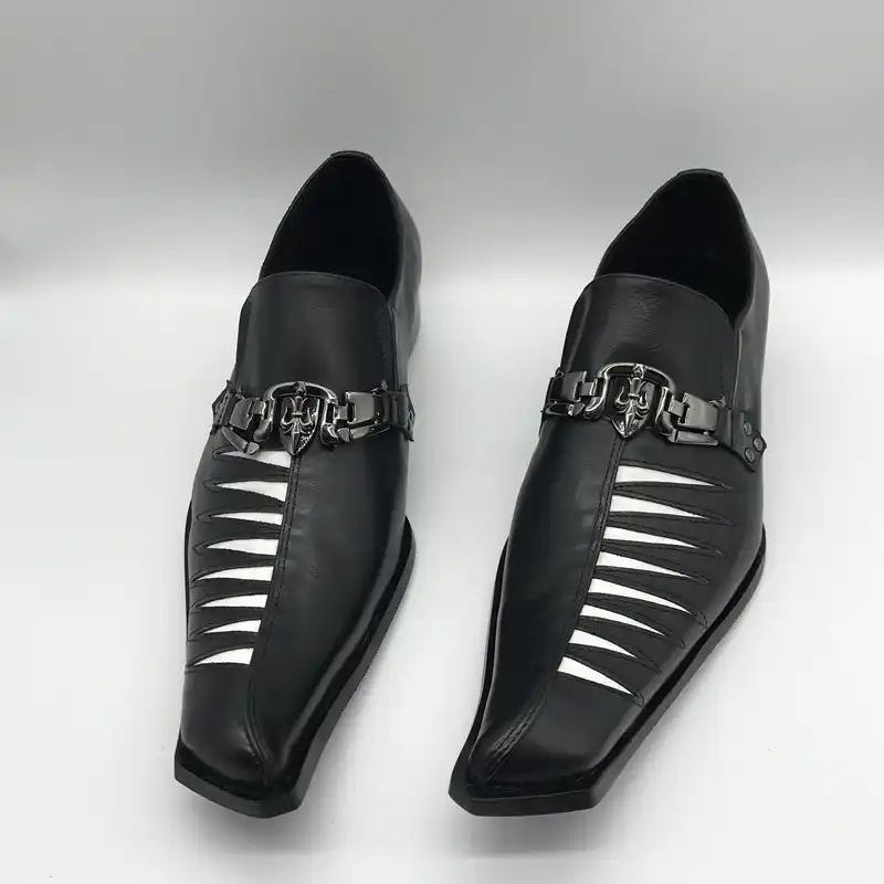 black leather wedding dress