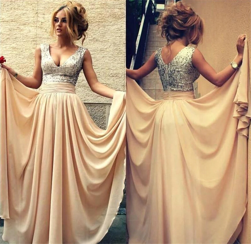 5017 wine red black coral hunter jade hunter gold colored chiffon sequins fashion dress 2016 bridesmaid - Gold Color Dress 5017 wine red black coral hunter jade hunter gold colored chiffon sequins fashion dress 2016 bridesmaid - Gold Color Dress