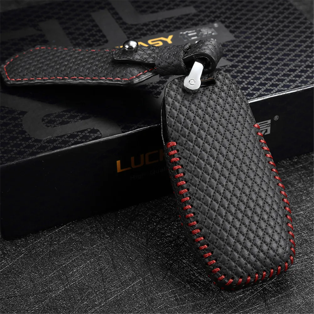Кожаный чехол для ключа ford F150 2016 mustang 2015 2017 lincoln MKC MKZ 2014 MKX 2015|car key case cover|key for carcar remote