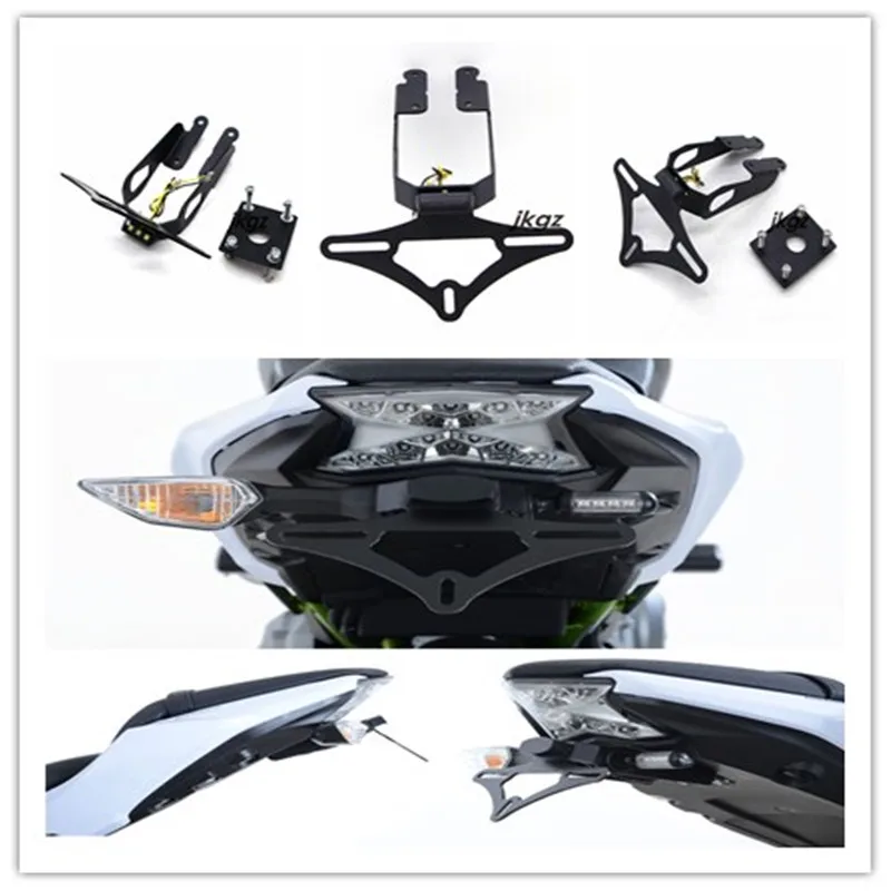 

Motorcycle Accessories Licence Number Registration Plate Holder Bracket Light For Kawasaki Z650 Z 650 17-18