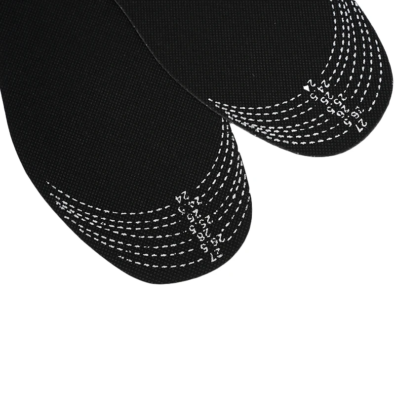 Senza Fretta модные черные Масштабируемые стельки для мужчин и женщин, бамбуковый уголь, дезодорант, подушка для ног, стельки для обуви ld0199