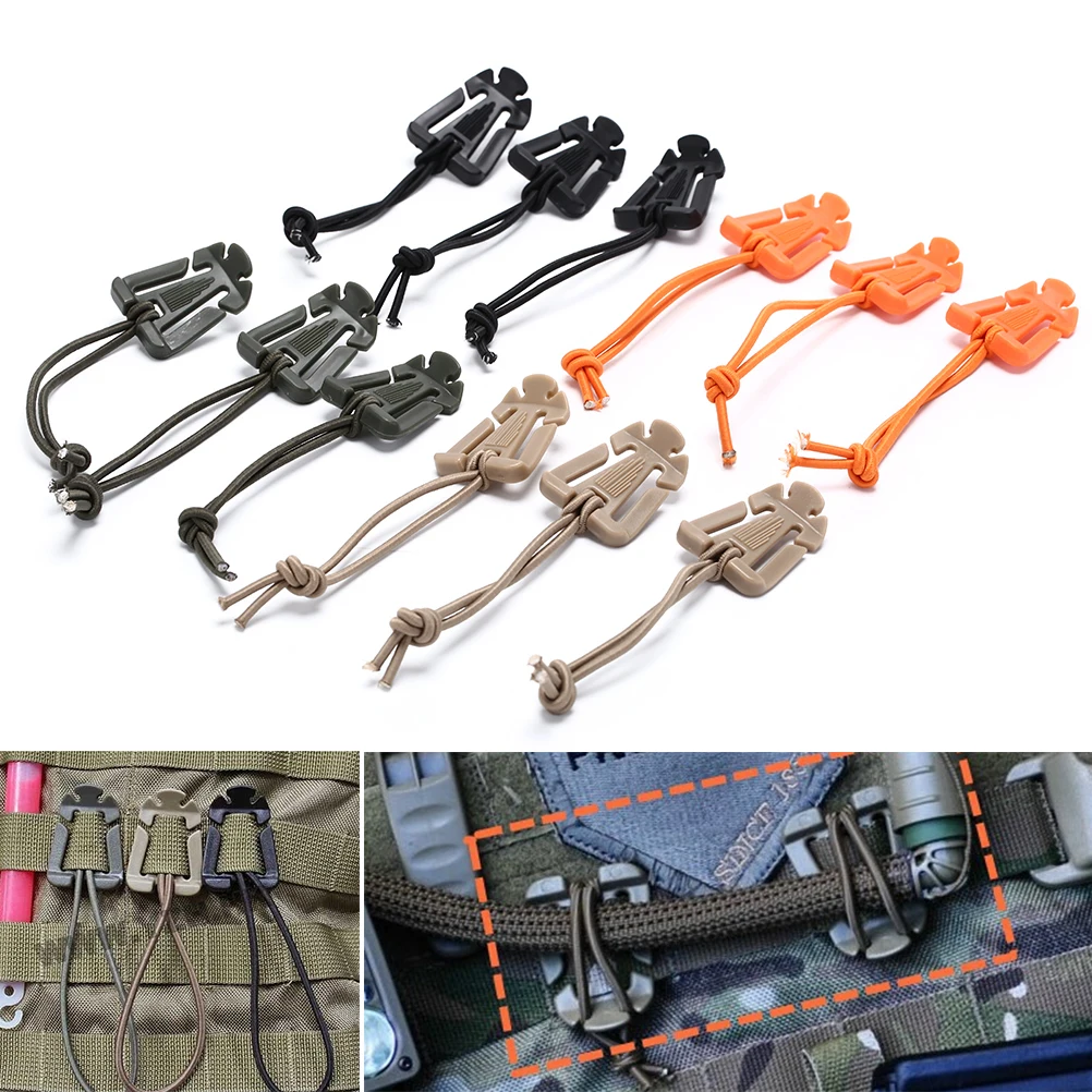 3pcs Backpack Carabiner Gear Dominator Backpack Carabiner EDC Tool